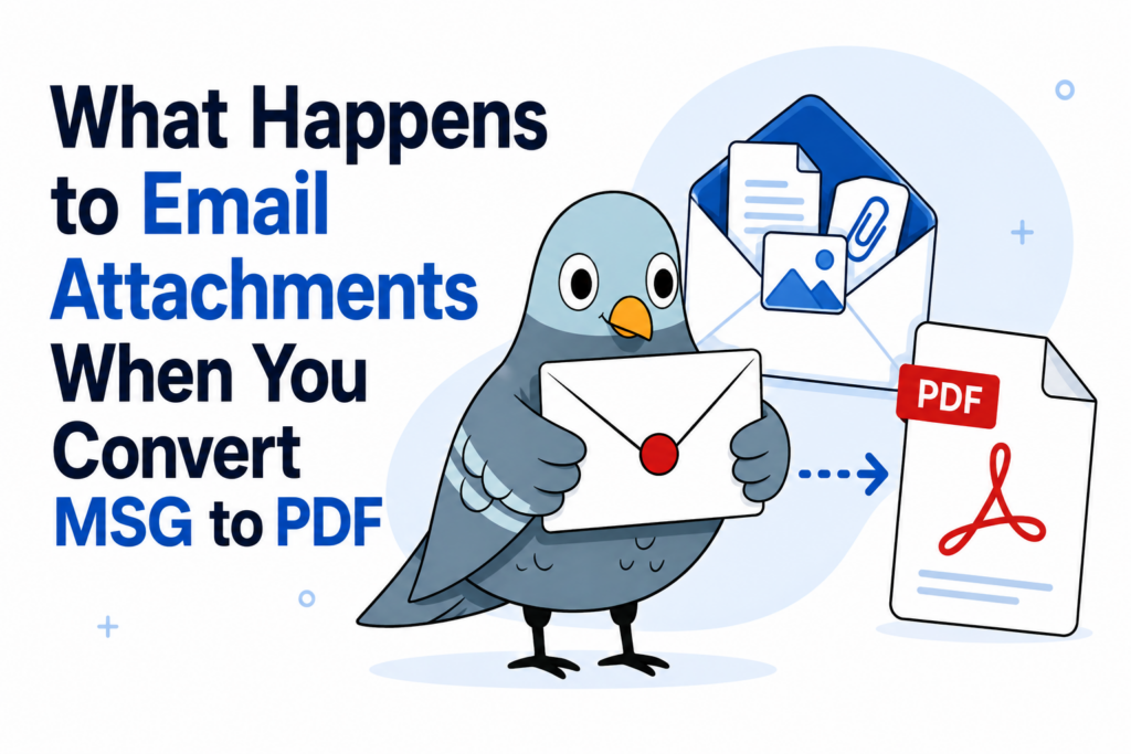 What Happens to Email Attachments When You Convert MSG to PDF
