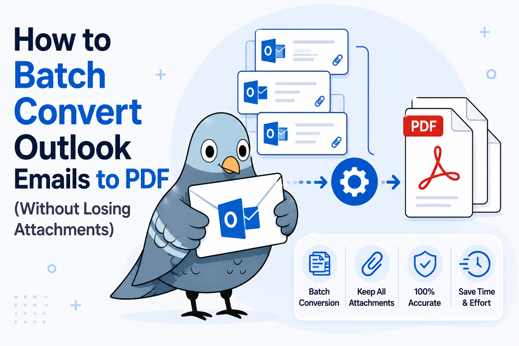 How to Batch Convert Outlook Emails to PDF (Without Losing Attachments)