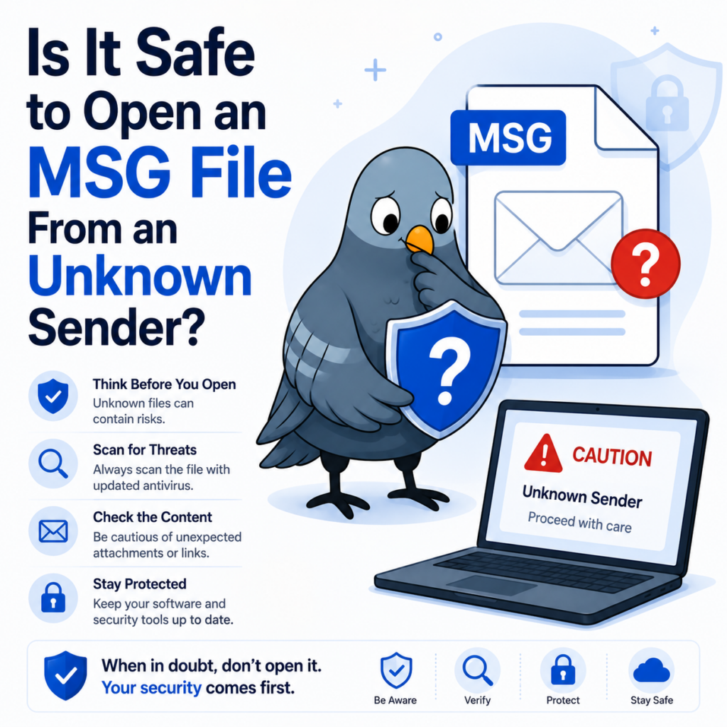 Is It Safe to Open an MSG File From an Unknown Sender?